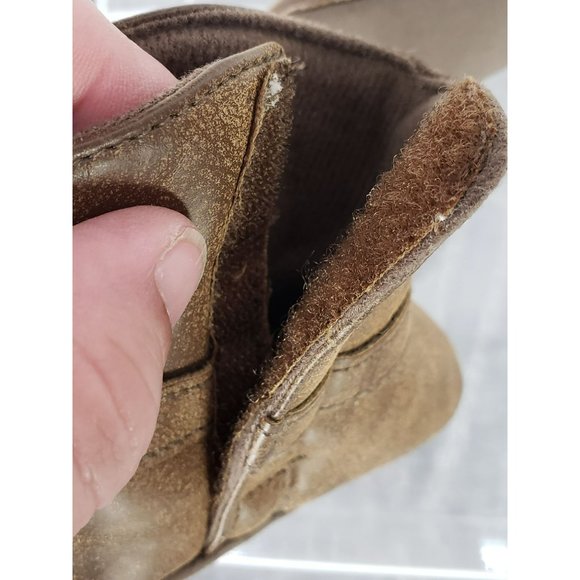 Carter's Brown Bow 0-3‎ month girl Boots - Picture 4 of 8